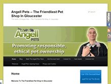 Tablet Screenshot of angellpets.com